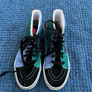 Unisex suede Vans off the wall SK8-Hi Mix and Match - like new